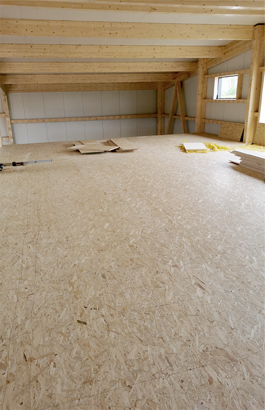 Milling Construct Project 
Industrial hall with wood structure 
first floor